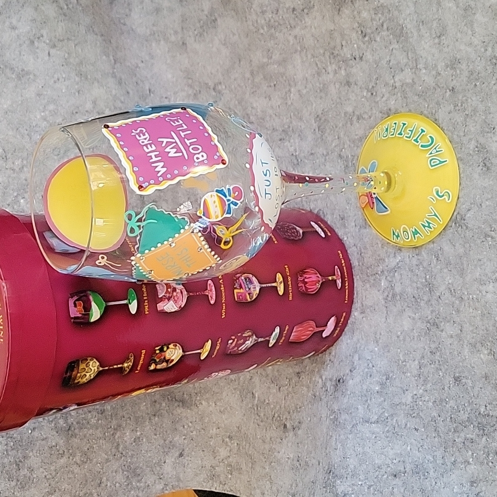 Lolita "New Mommy" Wine Glass🍷